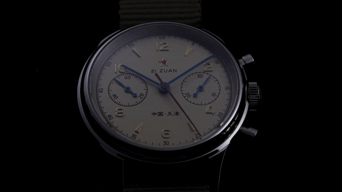 sugess chronograph watch 1963 seagull movement