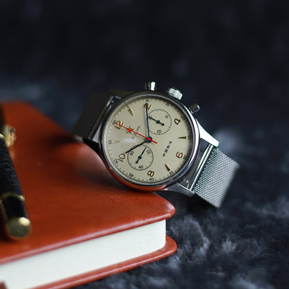 Sugess ST1901 Mechanical Watch 40mm Stainless Steel Gooseneck Sapphire Gift Watch 5ATM Seagull 1963 Movement