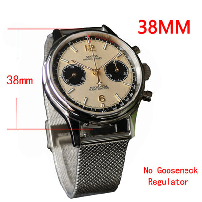 Sugess Panda Mechanical Watch Gooseneck 38mm And 40mm Seagull Movement 1963 Luxury Pilot Watch Hand Wind